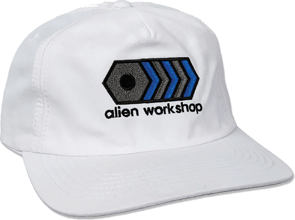 ALIEN WORKSHOP BOLTS HAT ADJ-WHITE