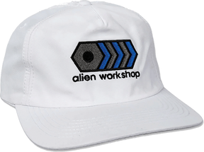 ALIEN WORKSHOP BOLTS HAT ADJ-WHITE