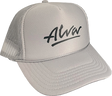ALVA OG LOGO MESH TRUCKER HAT ADJ-GREY/BLK