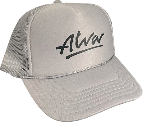 ALVA OG LOGO MESH TRUCKER HAT ADJ-GREY/BLK