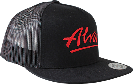 ALVA OG LOGO MESH TRUCKER HAT ADJ-BLACK/RED