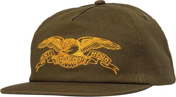 ANTI HERO BASIC EAGLE HAT ADJ-BROWN/ORG/BLK