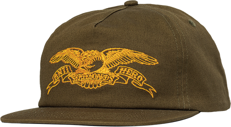 ANTI HERO BASIC EAGLE HAT ADJ-BROWN/ORG/BLK