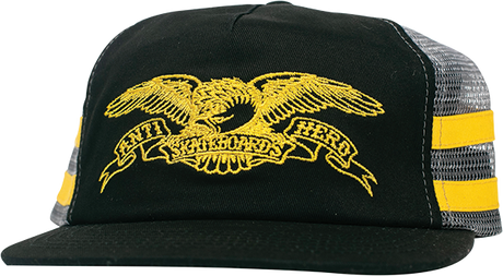 ANTI HERO BASIC EAGLE HAT ADJ-BLK/CHARCOAL/YEL