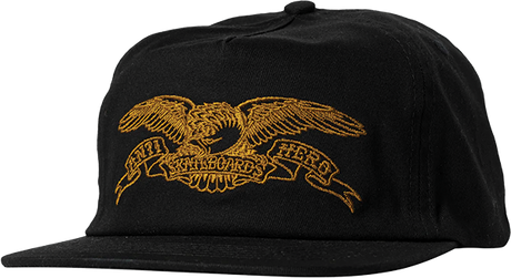 ANTI HERO BASIC EAGLE HAT ADJ-BLACK/GOLD