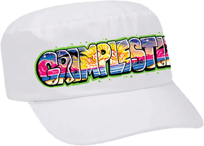 ANTI HERO GRIMPLE BEACH PAINTERS CAP HAT ADJ-WHITE
