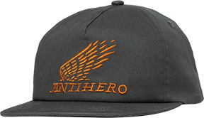 ANTI HERO MOTORIZED HAT ADJ-CHARCOAL/ORG