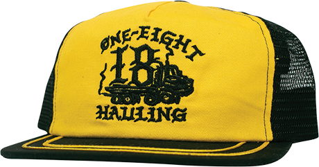 ANTI HERO ONE EIGHT HAULING HAT ADJ-BLK/YEL