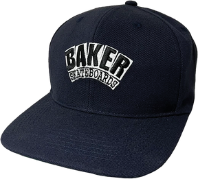 BAKER ARCH LOGO HAT ADJ-NAVY