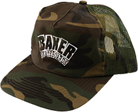 BAKER ARCH LOGO TRUCKER HAT ADJ-CAMO