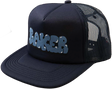 BAKER BUBBLE MESH TRUCKER HAT ADJ-NAVY