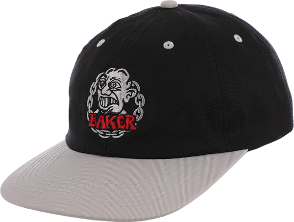 BAKER CHAIN HAT ADJ-BLK/TAN