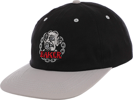 BAKER CHAIN HAT ADJ-BLK/TAN