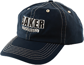 BAKER CLASSIC LOGO DAD HAT ADJ-BLUE