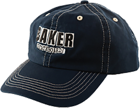 BAKER CLASSIC LOGO DAD HAT ADJ-BLUE