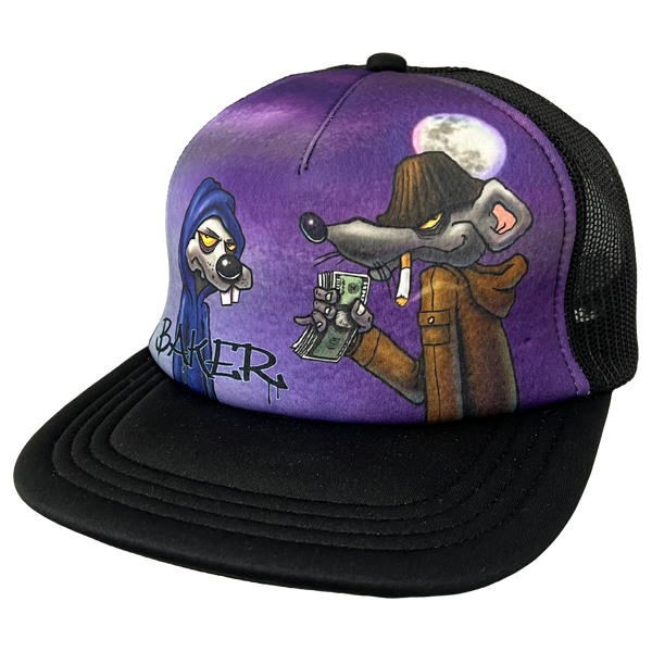BAKER KATCH1 TRUCKER HAT ADJ-BLACK