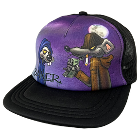 BAKER KATCH1 TRUCKER HAT ADJ-BLACK