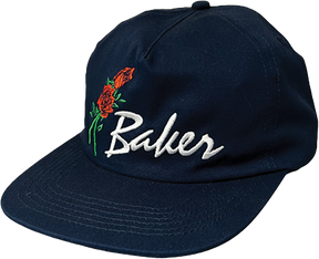 BAKER ROSES HAT ADJ-NAVY