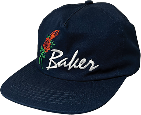 BAKER ROSES HAT ADJ-NAVY