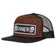 BAKER TWIN SKULLS TRUCKER HAT ADJ-BLACK