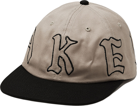 BAKER WRAPPED HAT ADJ-KHAKI/RED