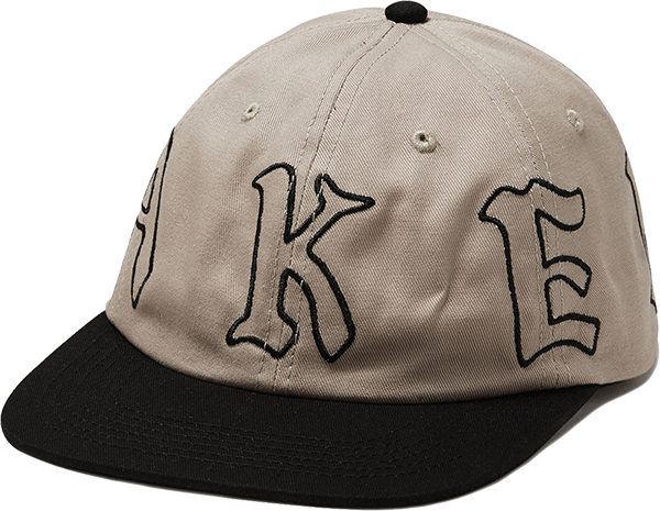 BAKER WRAPPED HAT ADJ-KHAKI/RED