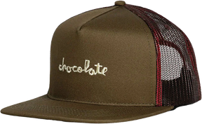 CHOC CHUNK TRUCKER HAT ADJ-OLIVE/BLK