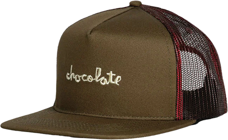 CHOC CHUNK TRUCKER HAT ADJ-OLIVE/BLK