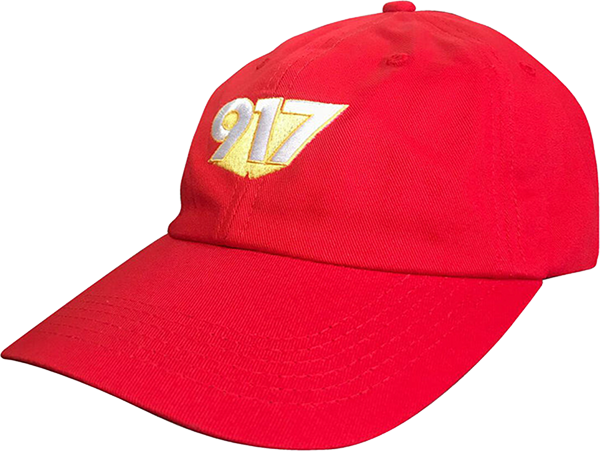 CALL ME 917 3D DAD HAT ADJ-RED