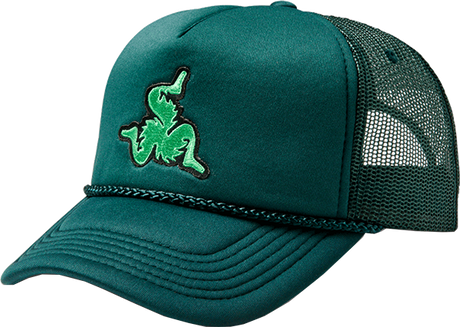 CALL ME BEAR LEGS TRUCKER HAT ADJ-AQUA