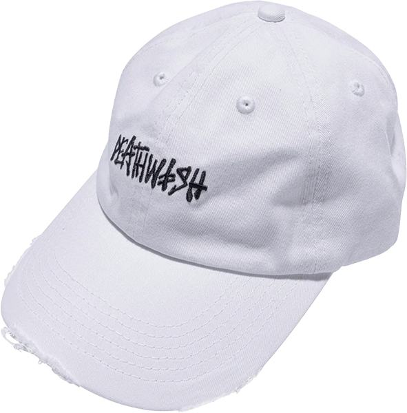 DEATHWISH MANNY DAD HAT ADJ-WHITE