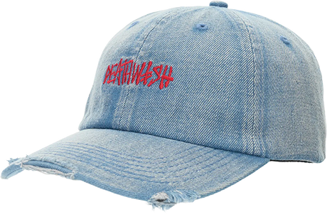 DEATHWISH MANNY DAD HAT ADJ DENIM