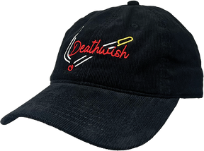 DEATHWISH NEON LIGHTS CORDUROY HAT ADJ-BLACK