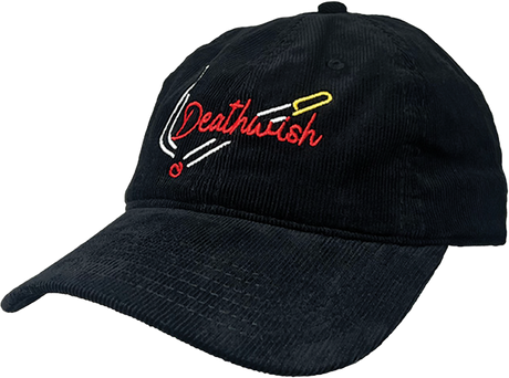 DEATHWISH NEON LIGHTS CORDUROY HAT ADJ-BLACK