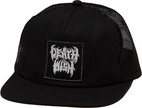 DEATHWISH NIGHTRIDER TRUCKER HAT ADJ-BLK