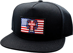 DOGTOWN FLAG PATCH ADJ-BLACK