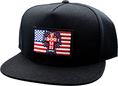 DOGTOWN FLAG PATCH ADJ-BLACK