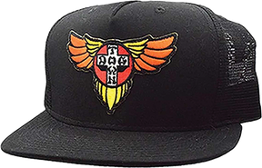 DOGTOWN WINGS PATCH ADJ-BLACK