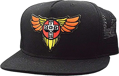 DOGTOWN WINGS PATCH ADJ-BLACK