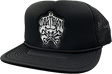 DOGTOWN PIG AND BONES MESH HAT ADJ-BLACK/BLACK