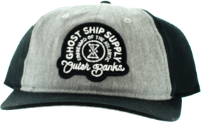 GHOST SHIP INSIGNIA COTTON HAT ADJ-BLACK/GREY