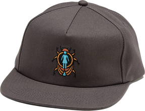 GIRL BEETLE BOSS HAT ADJ-GRAPHITE