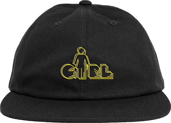 GIRL PAC-OG-MAN EMBROIDERED 6-PANEL ADJ-BLACK