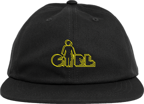 GIRL PAC-OG-MAN EMBROIDERED 6-PANEL ADJ-BLACK