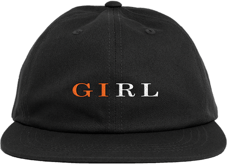 GIRL SERIF HAT ADJ-BLACK