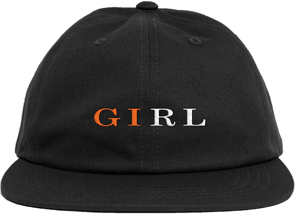 GIRL SERIF HAT ADJ-BLACK