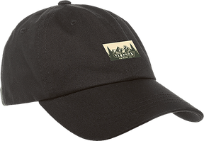 GRIZZLY NIGHT HIKE DAD HAT ADJ-BLACK