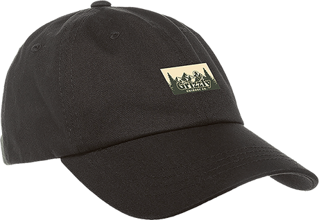 GRIZZLY NIGHT HIKE DAD HAT ADJ-BLACK