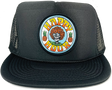 HAPPY HOUR SKULL AND ROSES HAT ADJ-BLACK