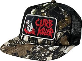 HEROIN CURB KILLER TRUCKER HAT ADJ-CAMO